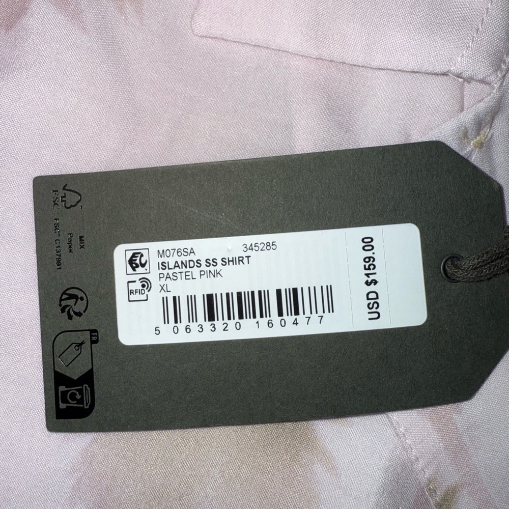 All Saints Pastel Pink Button Up Shirt - Picture 7 of 9